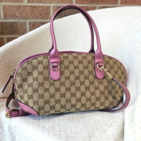 GORGEOUS RARE Authentic Gucci Pink Satchel - Picture 4 of 15